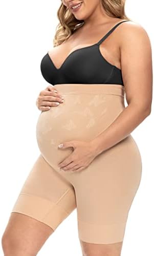 Narcissus Bump orgulhoso de maternidade sem costura Shapewear, roupas íntimas no meio da coxa - a gravidez deve ter