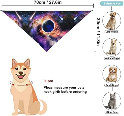 Big Bang Solar Planet Planet Dog Bandanas Pet Halloween Trajes for Dogs Cats Triângulo de estimação Pet Bandanas Bibs Acessórios