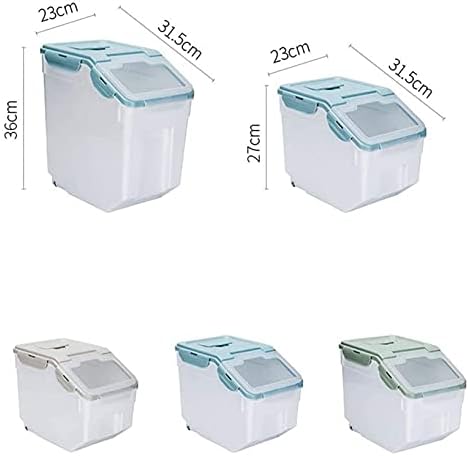 Recipientes de armazenamento de cereais kekeyang Caixa de armazenamento de caixa de armazenamento de arroz balde de arroz e balde