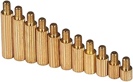 60pcs m2 parafuso redondo segurança de cabeça única coluna de cobre garanhão 3mm-26mm+lenght de 3 mm