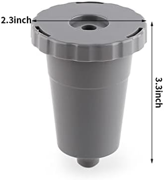 Conjunto de filtro de café reutilizável de peças de substituição do veterinário, compatível com Keurig 1.0 Brewers B30 B40