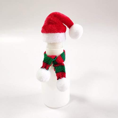 Lenço listrado de Eringogo Blue 5pcs Mini cachecol de Natal para garrafas, mini lenços para artesanato, lenço decorativo
