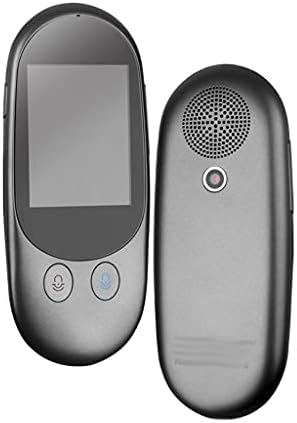 Dispositivo de tradutor de voz inteligente DLOETT 40 Idiomas de 2,4 polegadas de tela sensível ao toque F1A recarregável com câmera
