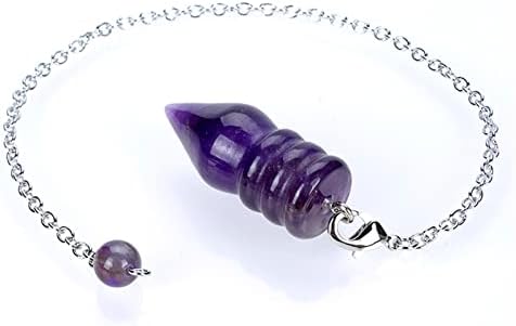 Koford Reiki Chakra Healing Crystal Pendule Pendulum de pedra natural 1pcs
