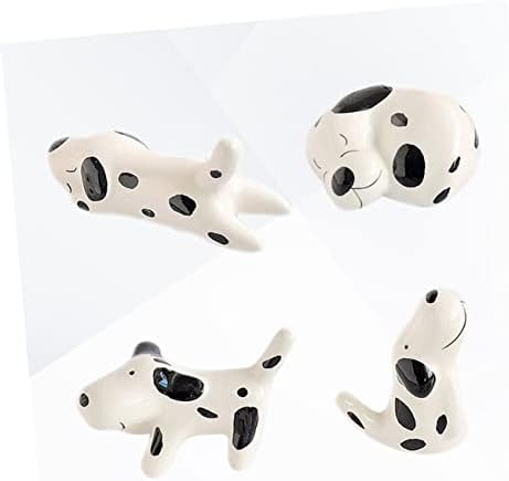 Bestonzon 8 pcs descansar japonês manchas manchas de cerâmica de rack stand stand cão estilo cão