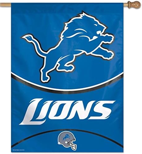 WinCraft Detroit Lions 27x37 Bandeira vertical