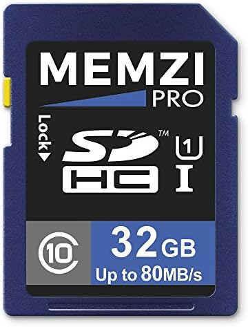 MEMZI PRO 32GB CLASS 10 80MB/S SDHC CARTÃO DE MEMÓRIA PARA FUJIFILM FINEPIX XP200, XP170, XP150, XP130, XP120, XP100, XP90, XP80, XP70