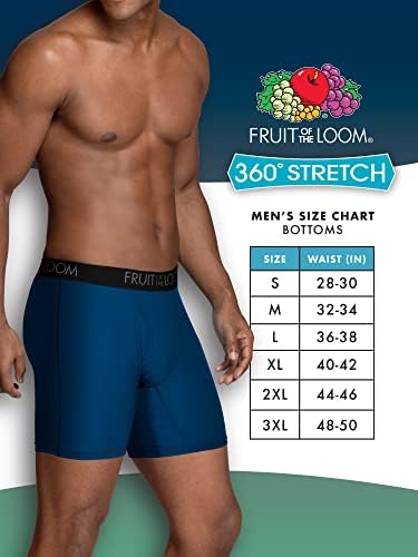 Fruto do Loom Men 360 Stretch Boxer Briefs