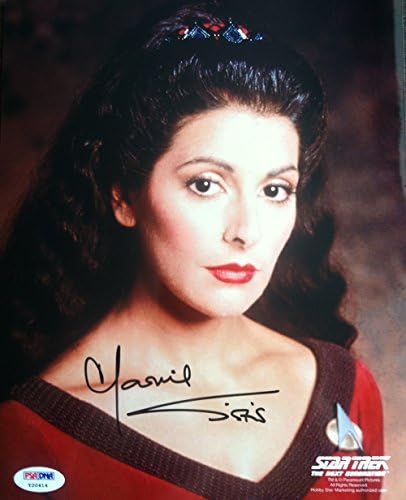 Marina Sirtis Star Trek autografada The Next Generation 8x10 Photo PSA/DNA certificado