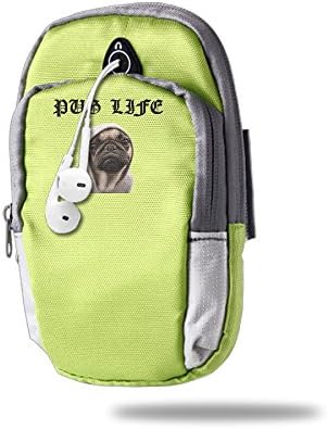 Bens Pug Life Band Band Bag Package para esportes correndo para iPhone Samsung Galaxy Key Money