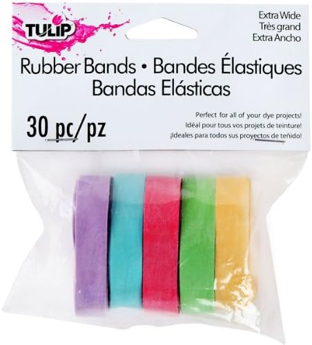 Tulipe 31627 Bandos de borracha, Multicolor 0,5 polegadas