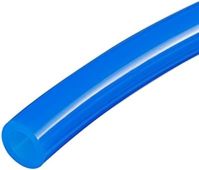 DMIOTECH 5MMX8MM TUBO pneumático, 15 metros/49,2 pés do tubo de mangueira de linha PU do compressor de ar para transferência de fluido de água, azul