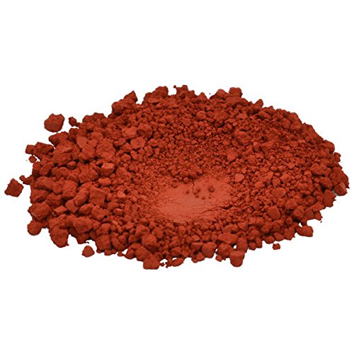 Premium 1 oz de óxido vermelho mica pigmentos pó pó líquido de ouro líquido velas cosméticas enlutas artesanato de artesanato