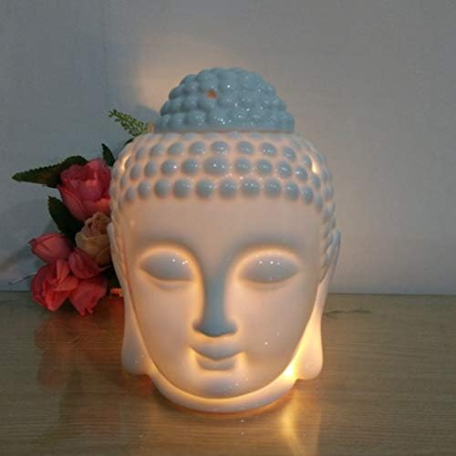 Estresto Buda Cabeça Cerâmica Cerâmica Aromaterapia