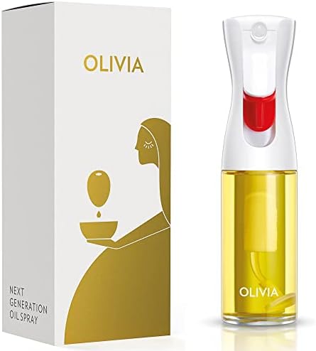 Flairosol Olivia. O pulverizador original de óleo avançado para cozinhar, molhos para saladas e muito mais, spray contínuo com controle de porção, confiável por chefs. Tecnologia patenteada.