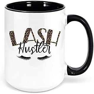 Lash Hustler/caneca de café feminino/copo/presente de design sublimado para ela