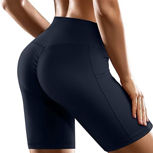 Bolsa de ioga de tamanho plus shorts para mulheres 3x bolsões de treinamento feminino