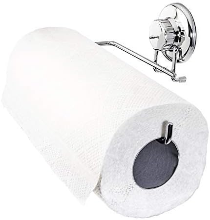 Acessórios Hasko - Suporte para toalhas de papel de pó - barra de aço inoxidável banhada por cromo para banheiro e cozinha