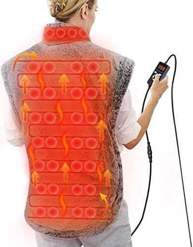 Minchas de turmalina UTK almofada de aquecimento infravermelho, almofada de aquecimento infravermelho para pescoço e ombros