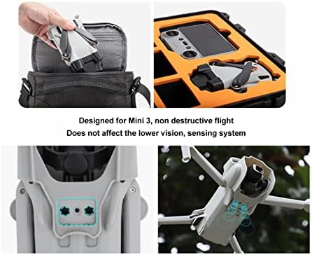 Ritoeasysports lente capuz, para mini 3 mini capa de protetor de câmera de drone de plástico para acessórios de drones