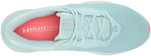 Under Armour Mulheres Escape Charged 4 D Running Shoe, Fuse Teal/Blitz Red/White, 8,5 de largura