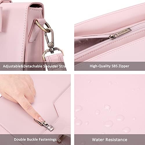 EcoSusi Laptop Messenger Bag da pasta para mulheres de 15,6 polegadas para laptop bolsas de sacola