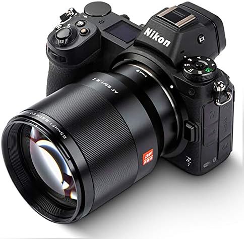 VILTROX 85mm f/1.8 F1.8 STM Auto Focus Lente de estrutura cheia para a câmera Nikon Z-Mount Z50/Z5/Z6/Z6 II/Z7/Z7 II com combinação