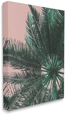 Stuell Industries Summer Overhead Palm Tree Canvas Wall Art, Design by Lil 'Rue