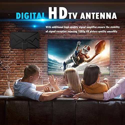 Antena de TV, 2023 mais recente HDTV Indoor Digital TV Antena 360 Miles Faixa com Signal Signal Booster 4K Freeview TV HD Digital Antenna Channel Support All Television
