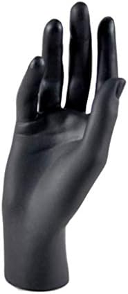 Kodoria Female Hand Manequin Hand Jóias Bracelet Luvas de anel Exibir suporte Organizador - Black R