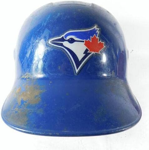 Toronto Blue Jays Tamanho 7 1/8 Capacete de rebatedores de batedura de jogo DM84827-jogo MLB Capacetes usados