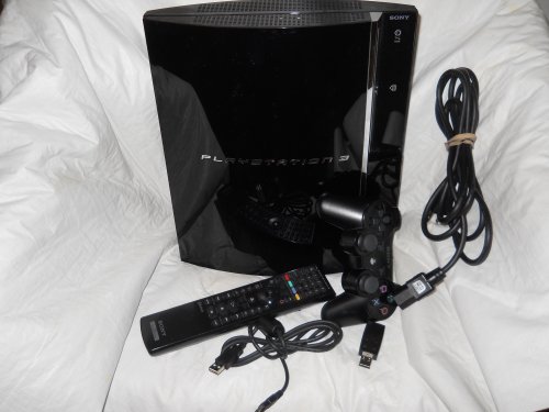 PS3 Sony PlayStation 3 60 GB 60 GIG TOMELTO COMPATÍVEL Modelo compatível Cecha01 Sistema de console com 4 portas USB e portas de