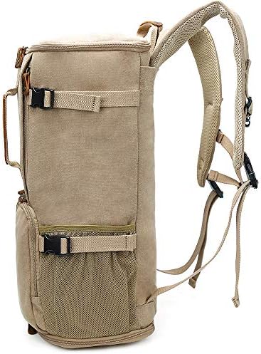 Mochila de viagem de 40l G 40L, tela de tela vintage Rucksack Saco conversível Duffel Carry On Backpack Fit para bolsa