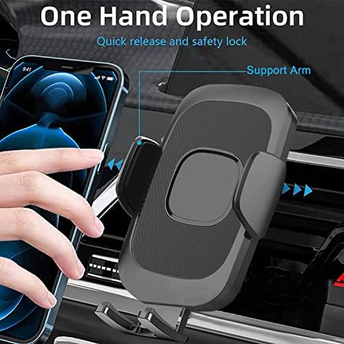 Montagem por telefone do carro, suporte para celular de ventilação de ar para o iPhone 14/14 Pro Max/14 13 12 11 Série, Moto