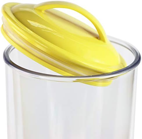 RESON LLOYD SPAGHETTI/PASTA ACRYLIC LAISTER com tampa apertada de ar, limão