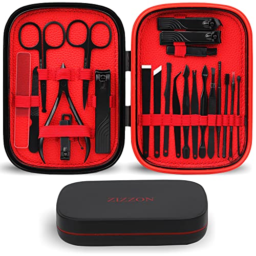 Conjunto de manicure, 22 em 1 Clippers de unhas Manicure Pedicure Kit Kits de unhas Kits Pedicure Care Tools para homem