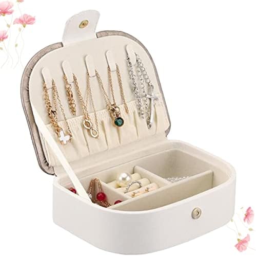 Caixa de caixa de cabilock Exibir couro Jóias de jóias para presentes Favor de viagem Multifunção de viagens para pulseira Mulheres