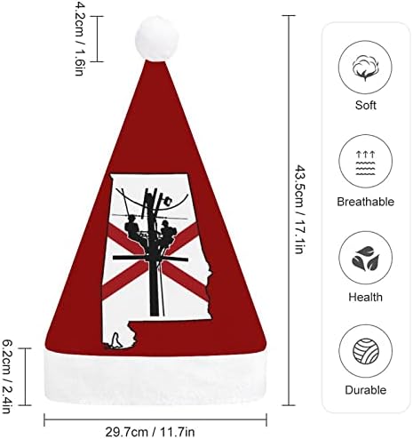 Lineman do Estado do Alabama chapéus de chapéus a granel Hats chapéu de natal para férias