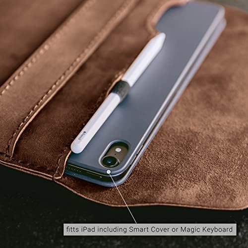 HECHO. Caixa de couro com porta -lápis Fernando para iPad Mini 1-6 Case - Made e Comércio Justo