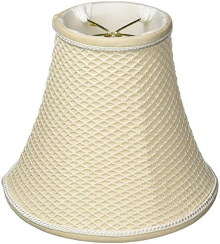 Royal Designs Pattern Lace Bell Designer Lamp Shade, preto, 5 x 10 x 8,5