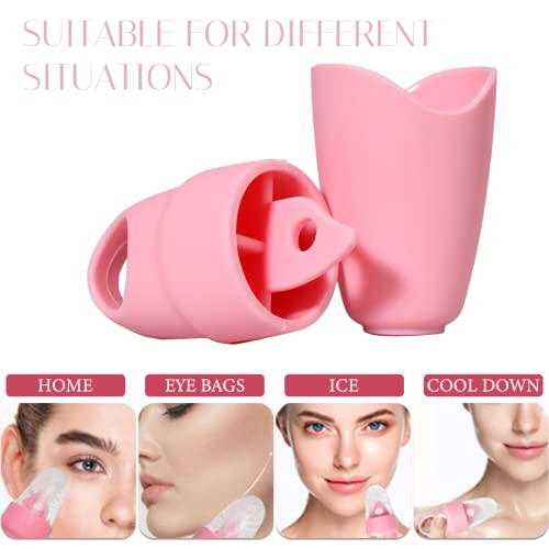 KJGJ 2 PCS Atualizada gelo rolo de face de face de silicone gelo cubo beleza gelo rolo facial rolo de pele Ferramentas de cuidados