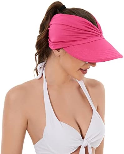 Chapéus de sol do sol para mulheres de proteção UV larga solar chapéus viseiras para mulheres chapéus de praia de verão