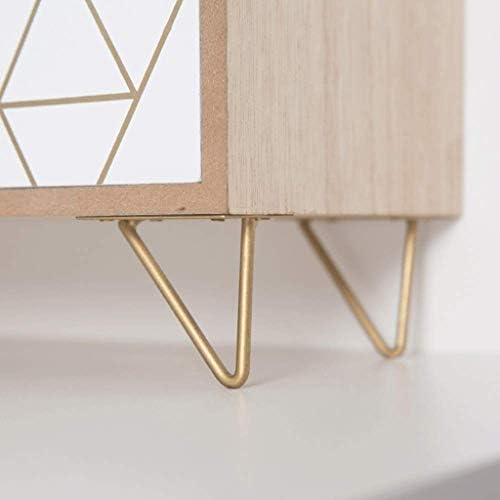Caixa de armazenamento UXZDX - Organizador de mesa material de madeira suprimentos de mesa de mesa de artigos de artigos de