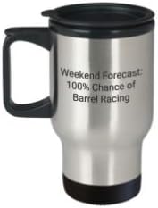 Previsão de fim de semana: de chance de caneca de viagem de corrida de barril