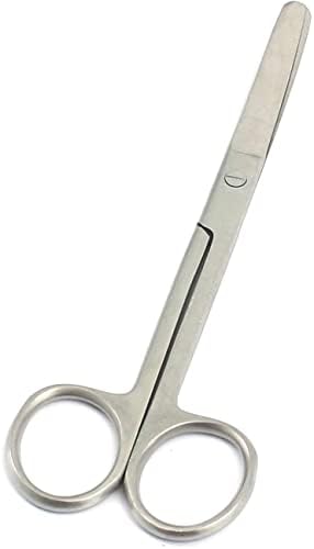 Tesoura em aço inoxidável Scissors 5.5 Grade Economia Curvada Blunt por G.S Store Online