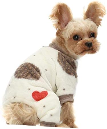 Roupas de inverno de cachorro térmico em fitwarm para pajama de cachorro