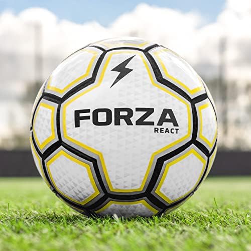 Forza Pro Gk React Soccer Balls - Tamanho 5 Bola de futebol e tamanho 4 Bola de futebol | Bola para melhorar os reflexos de goleiros e reações de jogador