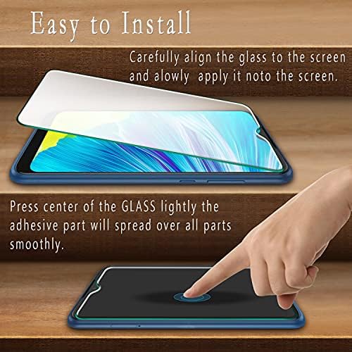 Vidro temperado de 2 pacote HPTECH para Motorola Moto E Protetor de tela, fácil de instalar, sem bolhas, dureza 9h