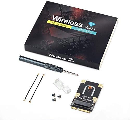 M.2 para conversor PCIE para laptop NGFF M.2 Chave A+E WiFi Bluetooth Card para Mini PCI-E Adaptador Faça o seu mais recente