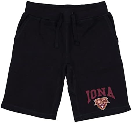 Iona College Gaels Premium Fleece Shorts Black